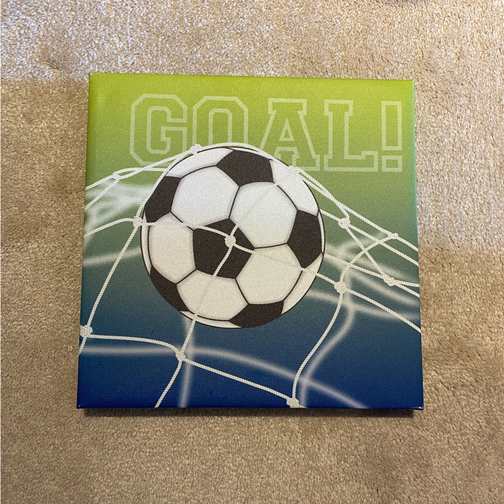 Soccer Goal Canvas Art